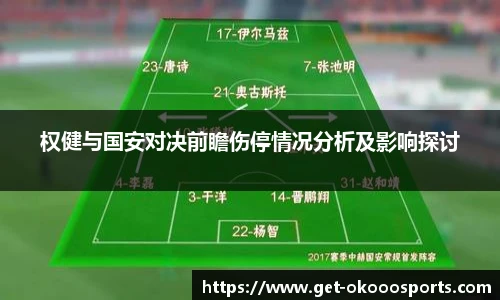 权健与国安对决前瞻伤停情况分析及影响探讨