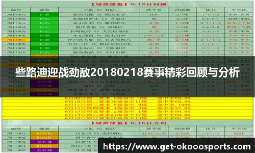 些路迪迎战劲敌20180218赛事精彩回顾与分析